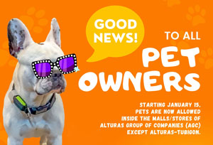 Pets now allowed inside Alturas malls, stores